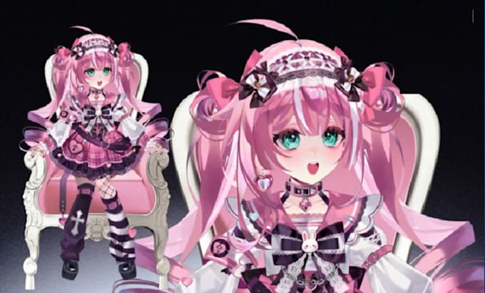 design and rig live2d vtuber model, 3d vtuber model live2d character nsfw vtuber