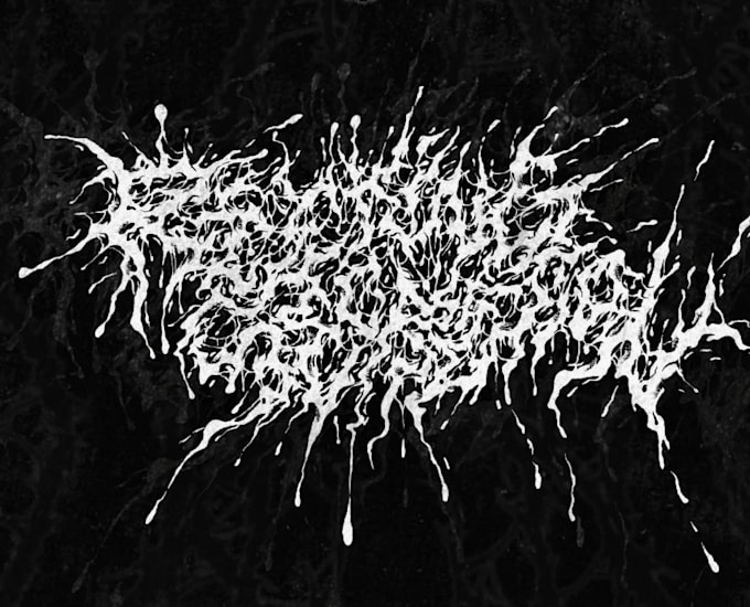 do professional chaotic grindcore logo design