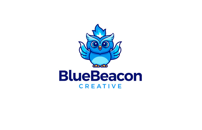 Design creative embrace extraordinary blue beacon logo by Greys ...