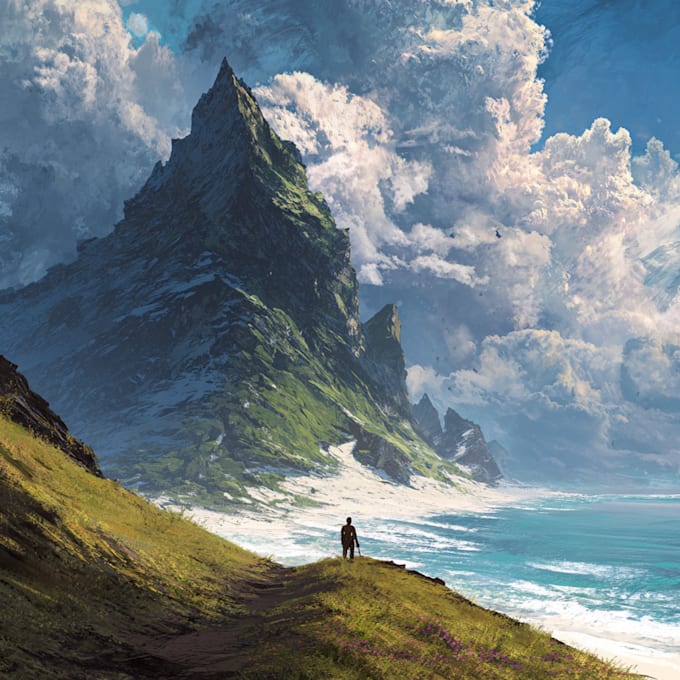 paint fantasy concept art illustration