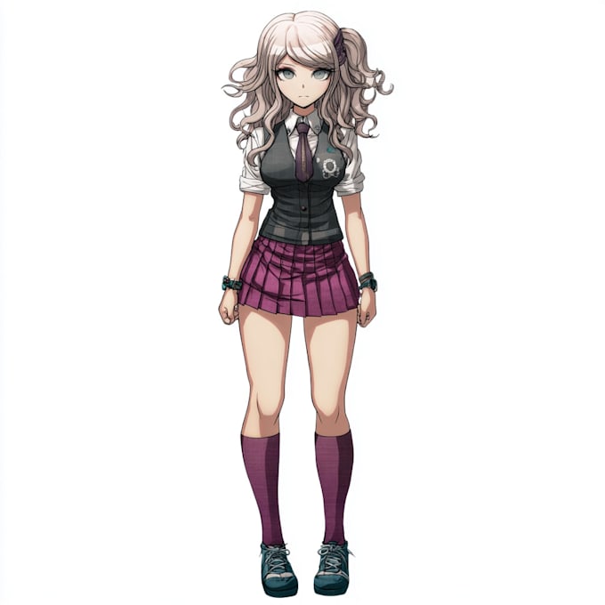 create a character as a danganronpa sprite
