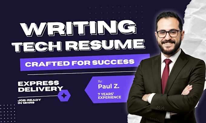 write an ats optimized tech resume and CV
