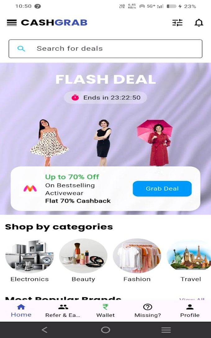 design stunning flutter UI screens and responsive mobile app pages