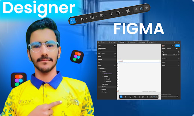 figma designer, custom website design and custom app design