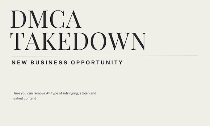 send dmca takedown to remove copyright infringement