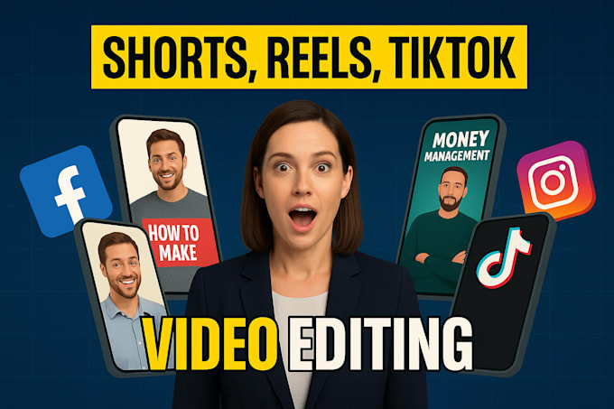 Create engaging short form videos for youtube, tiktok, instagram and ...