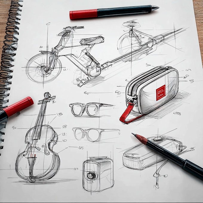draw sketches for sketch your product