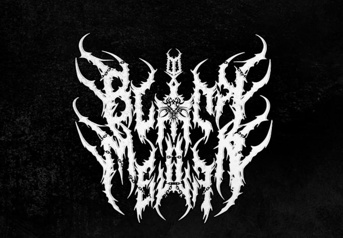 make an old school goregrind band logo