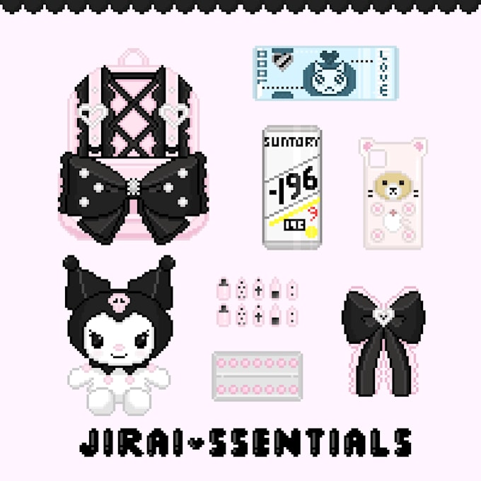 do pixel art illustrations