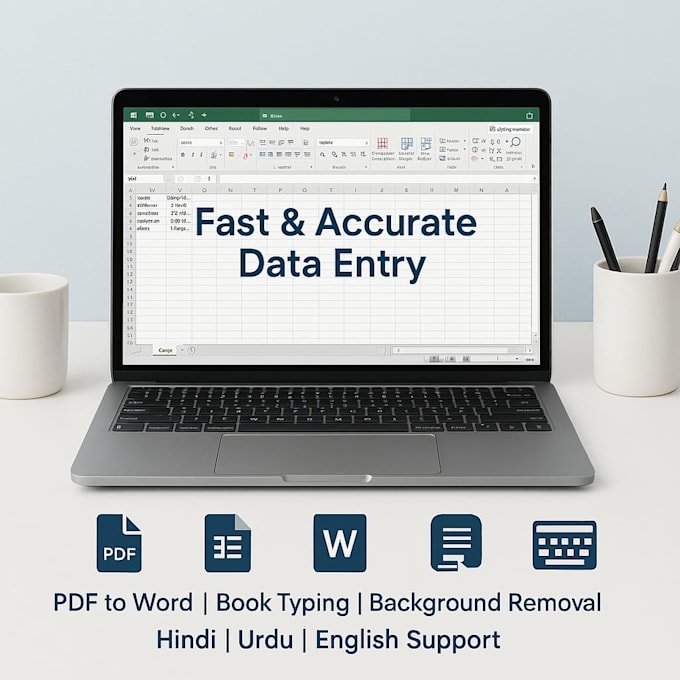 do data entry, pdf to excel data entry word copy paste