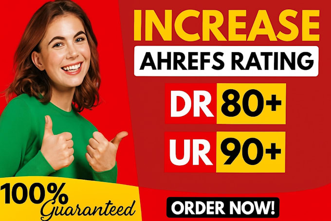 boost your website ahrefs DR to 90 with manual backlink