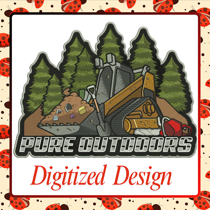 do professional embroidery files for logo and applique
