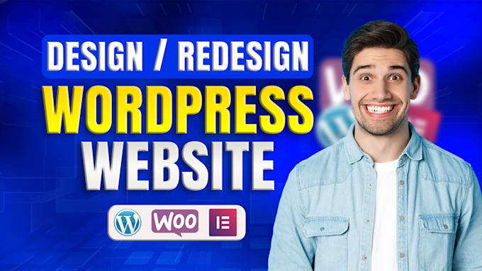 build wordpress website development, design, redesign wordpress business website