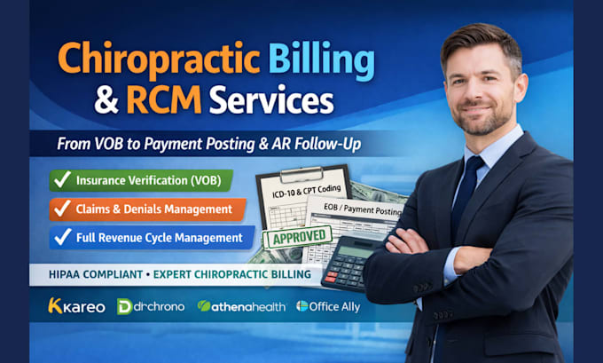 do chiropractic medical billing, vob with complete rcm
