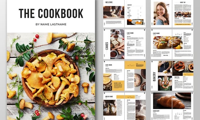 Write quality cookbook recipe book, cookbook design, cookbook ...