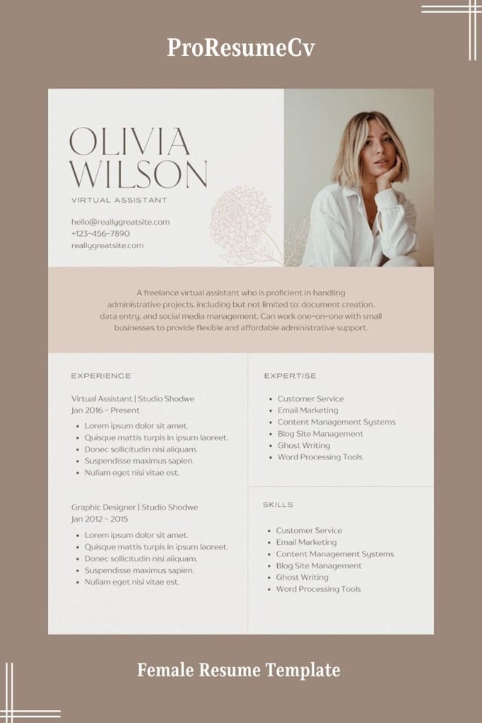 design your profesional and personalized resume to stand out