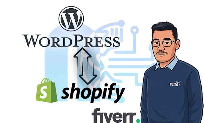 convert wordpress ecommerce to shopify website