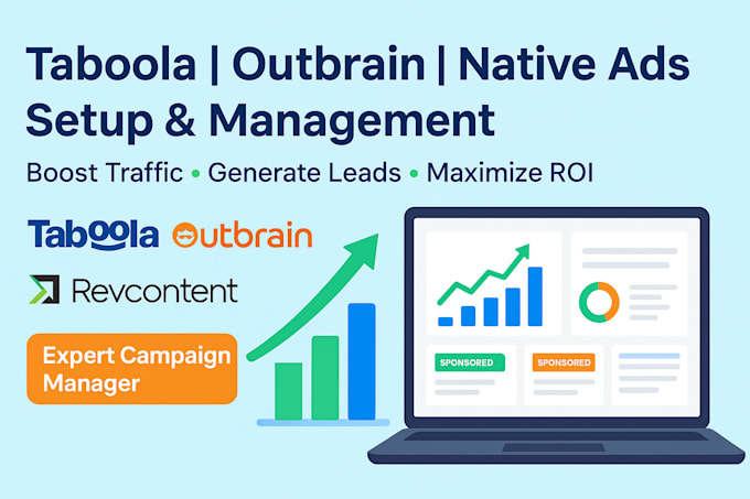 setup and manage taboola outbrain native ads campaign