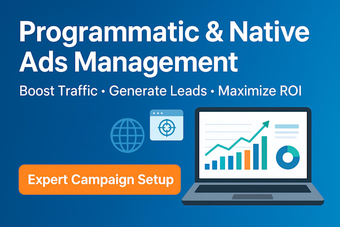 setup and manage your programmatic and native advertising campaign