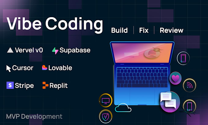 build or refine your vibe coded web app lovable, bolt and replit mvp that works