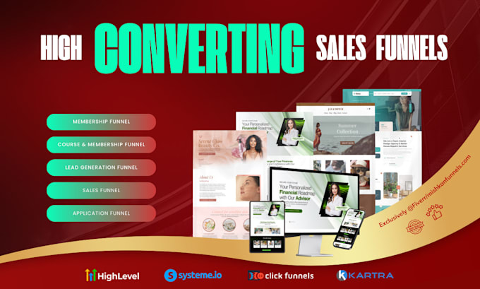 Build a professional sales funnel in gohighlevel to boost your ...