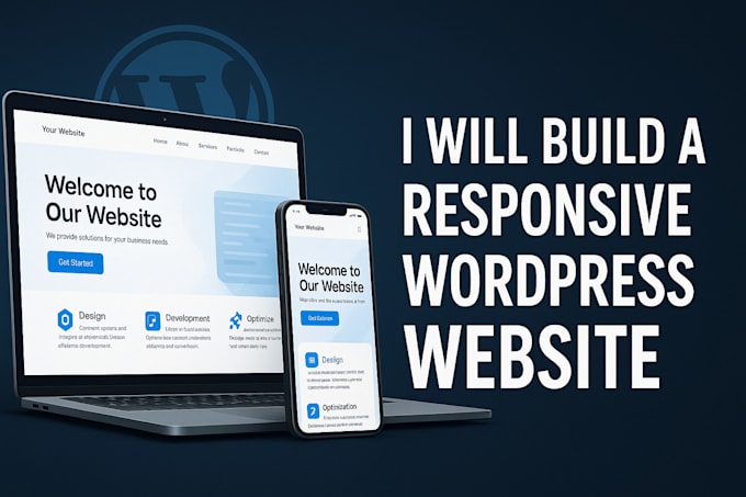 Build a responsive wordpress website by Safaeiscioglu | Fiverr