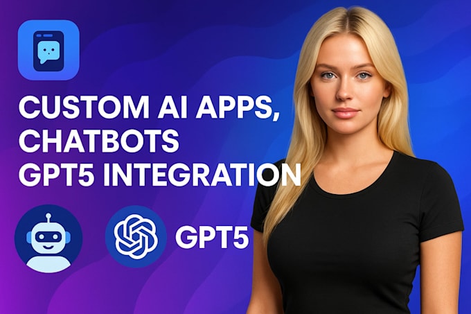 develop custom ai apps, chatbots and saas platforms with gpt integration