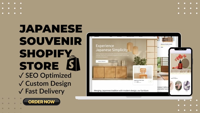 build a shopify store for japanese souvenir shop
