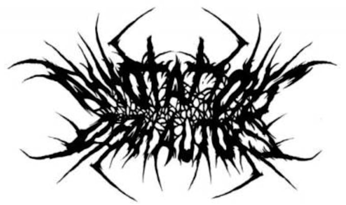 craft a raw and chaotic grindcore logo design