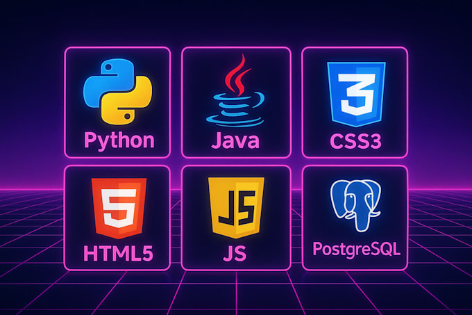 help you developing web apps, java or python full stack