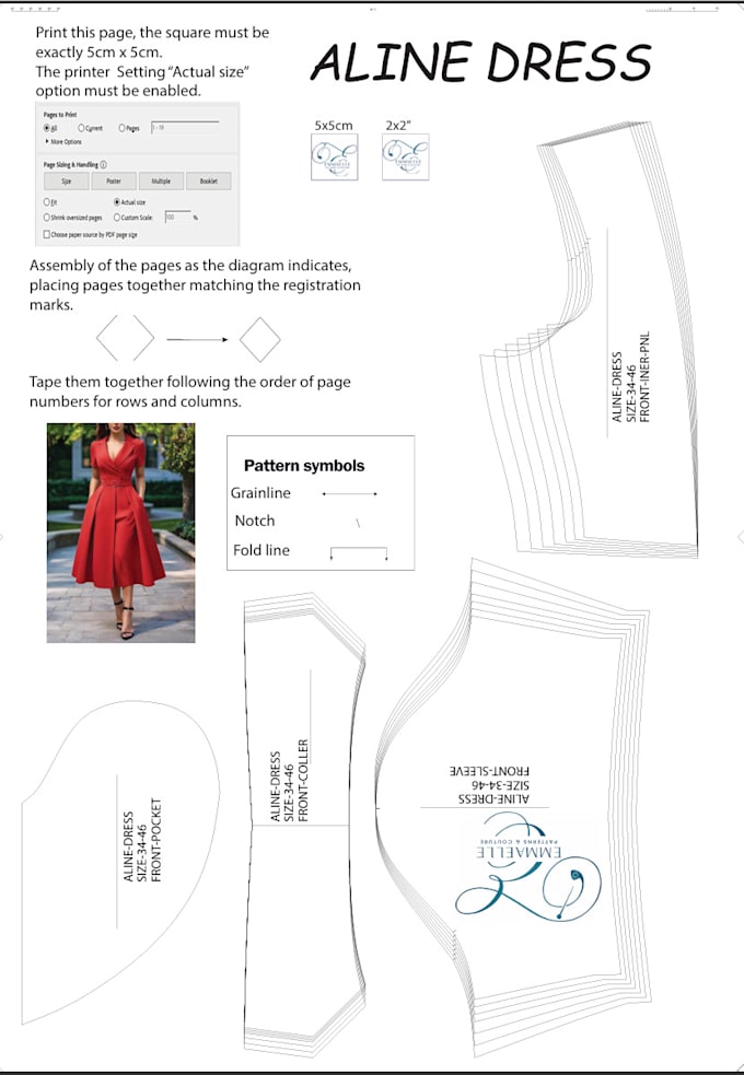 create seamless monogram pattern designs for fashion and packaging