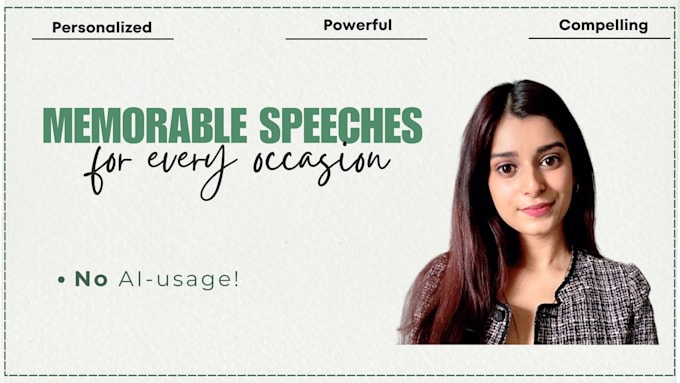 write engaging speeches for any occasion