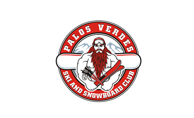 design professional high school ski club logo