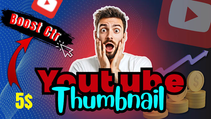 create attractive youtube thumbnails with fast delivery