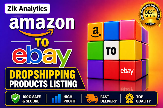 do amazon to ebay dropshipping listings