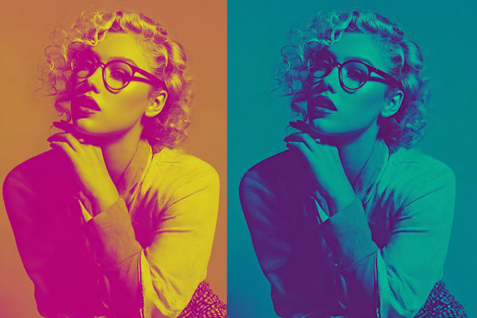 turn your photo into a pop art design