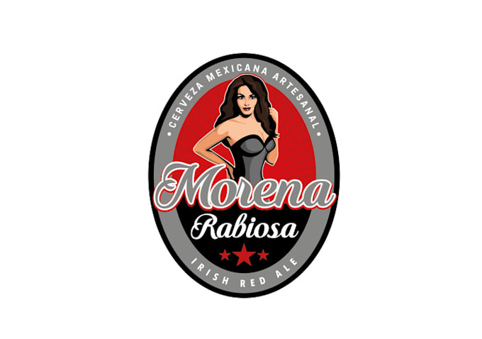 design particular elegant beer logo