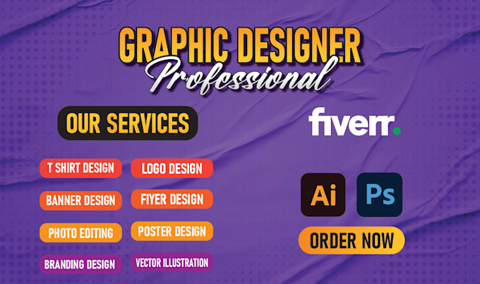 do any graphic design, and redesign vector