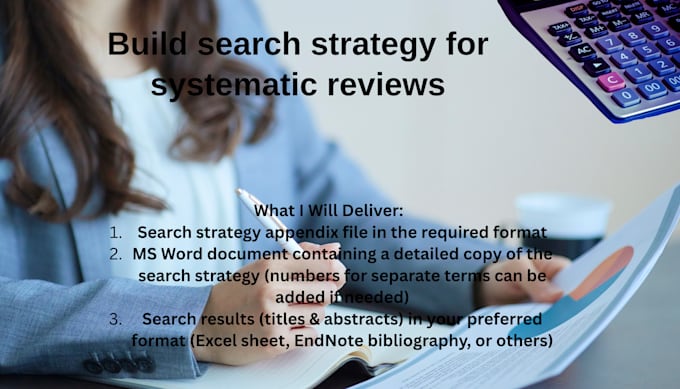 build your search strategy for systematic reviews
