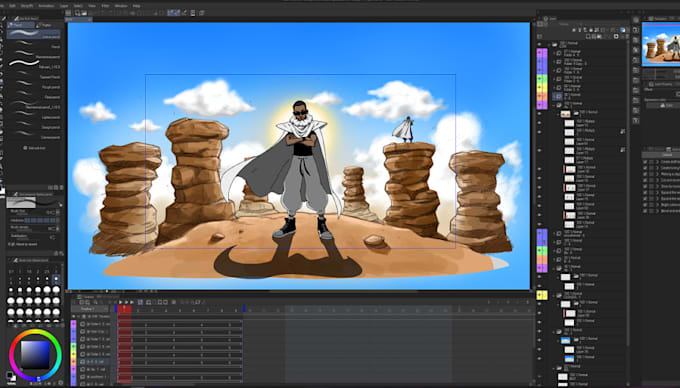 animate gifs with good quality for you