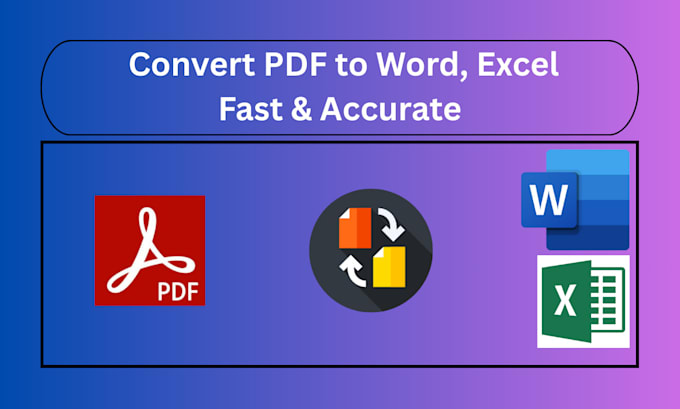do convert PDF to word, excel and copy paste