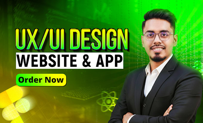 Do mobile app design website ui ux design mobile app ui with figma by ...