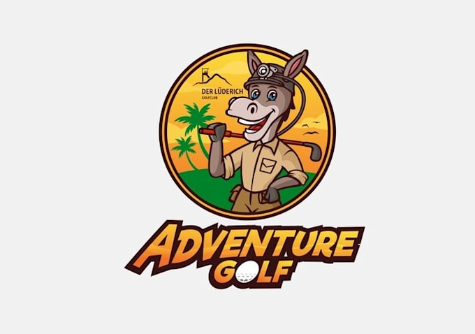 design captivating adventure golf logo