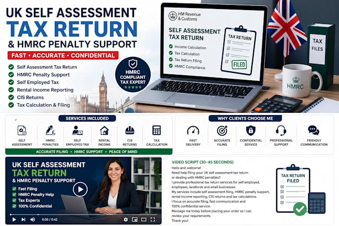 file UK self assessment tax return and fix hmrc penalties