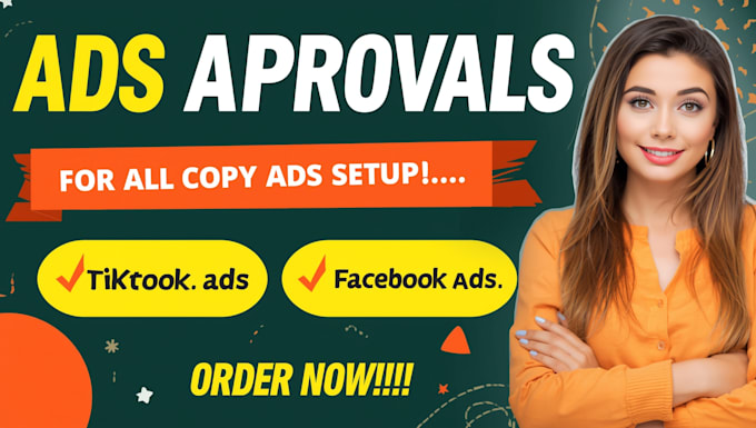 fix dissapproved ads on tiktok ads , facebook ads and approved all