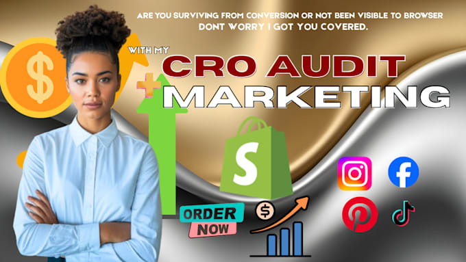 fix shopify cro dropshipping marketing cro store audit boost shopify sales