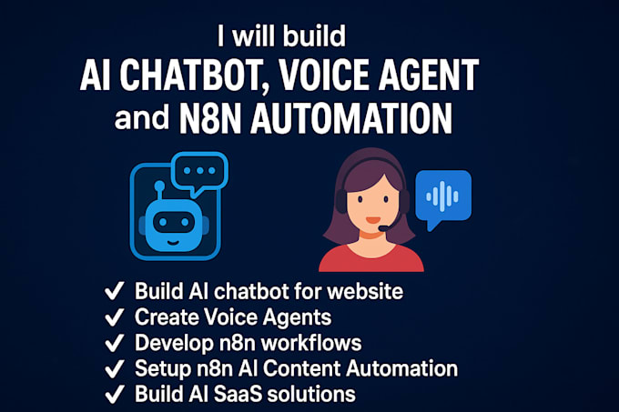 Build ai saas, voice agent and n8n automation for business by Devill420 ...