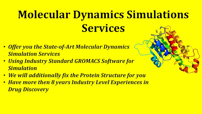 do molecular dynamics simulations for you