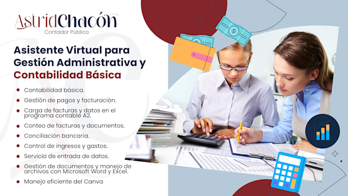 asistente virtual para gestión administrativa y contabilidad