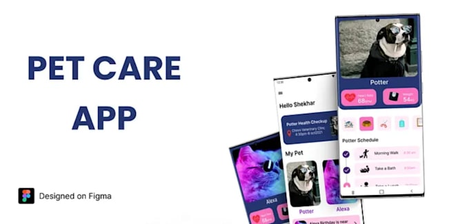 develop pet ecommerce app, pet sitting app, pet care app, pet walking app